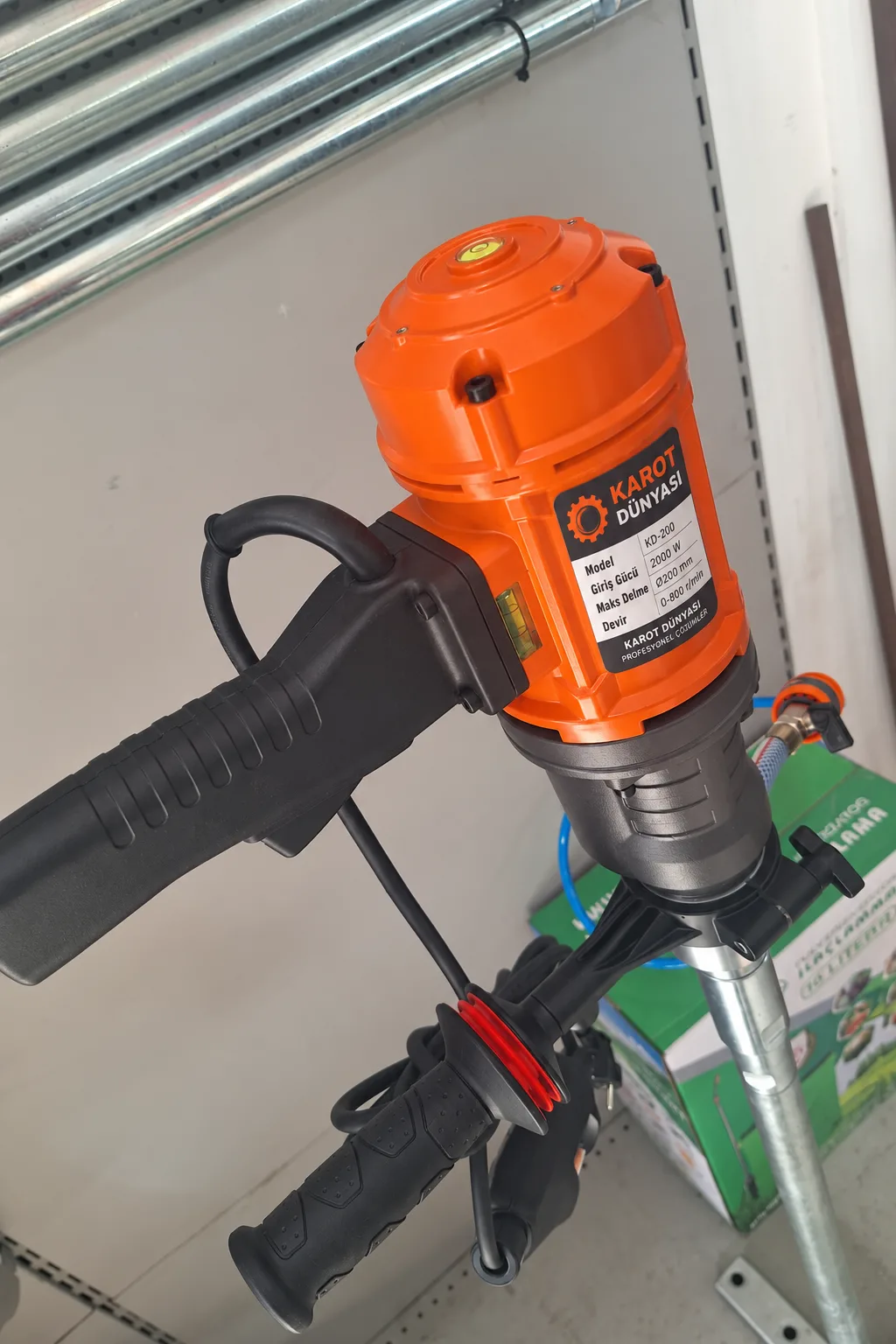 Elektrikli Karot & El Sondaj Makinesi 1900W 5Mt. Set