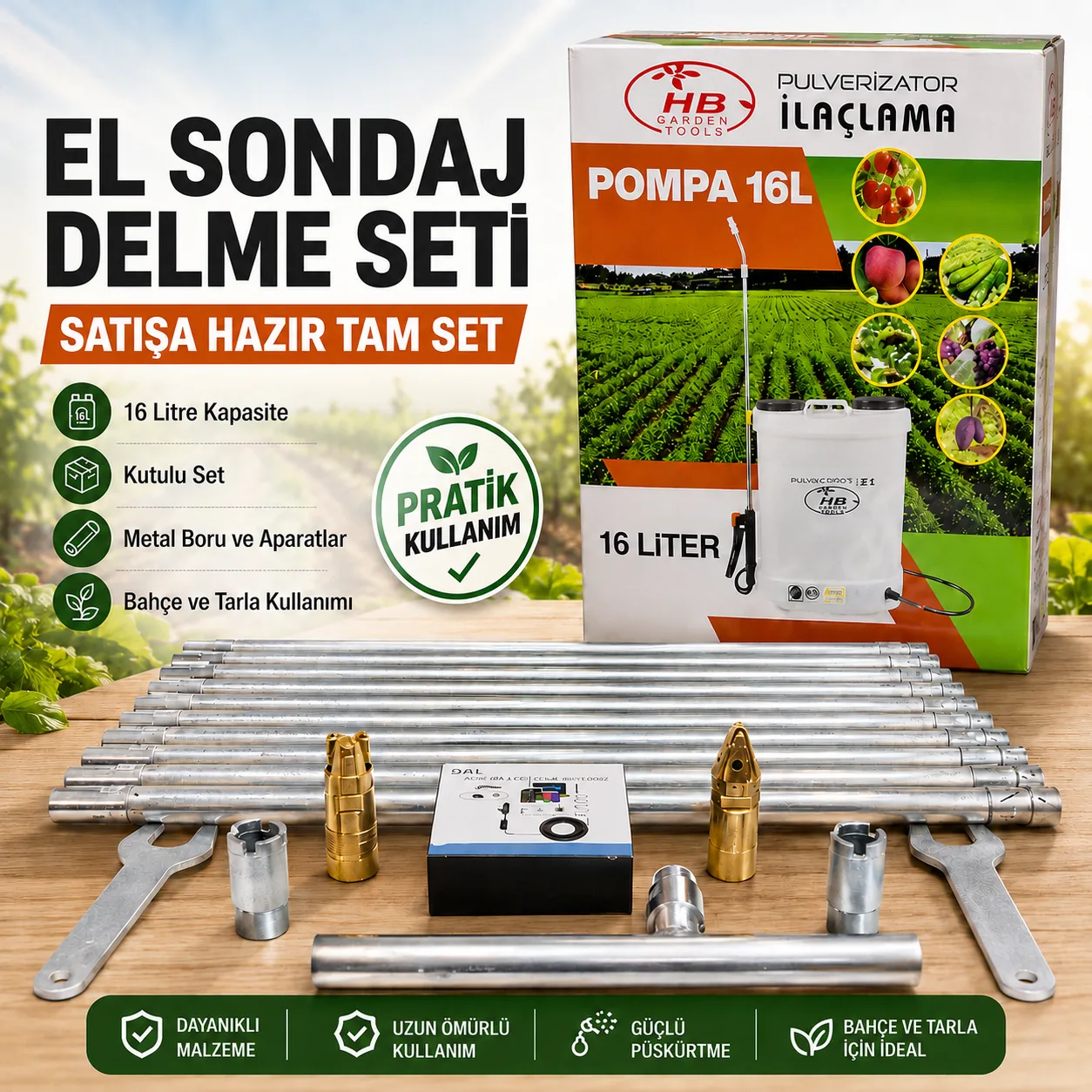 Karot Dünyası 4400 W Prof. Elektrikli Sehpalı Karot Makinesi 5 Mt. Set