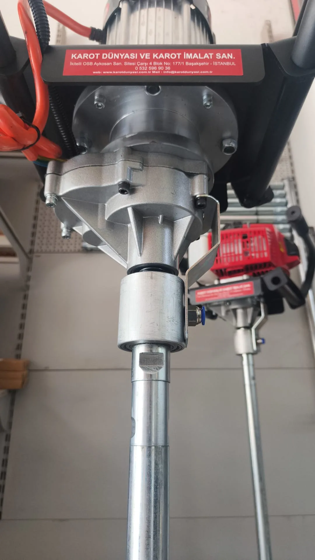 KAROT DÜNYASI Profesyonel Akülü Şarjlı El Karot Makinesi 48V